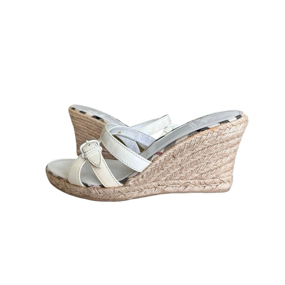 Burberry Women's Espadrille Wedge Sandals 39 - Picture 1 of 8